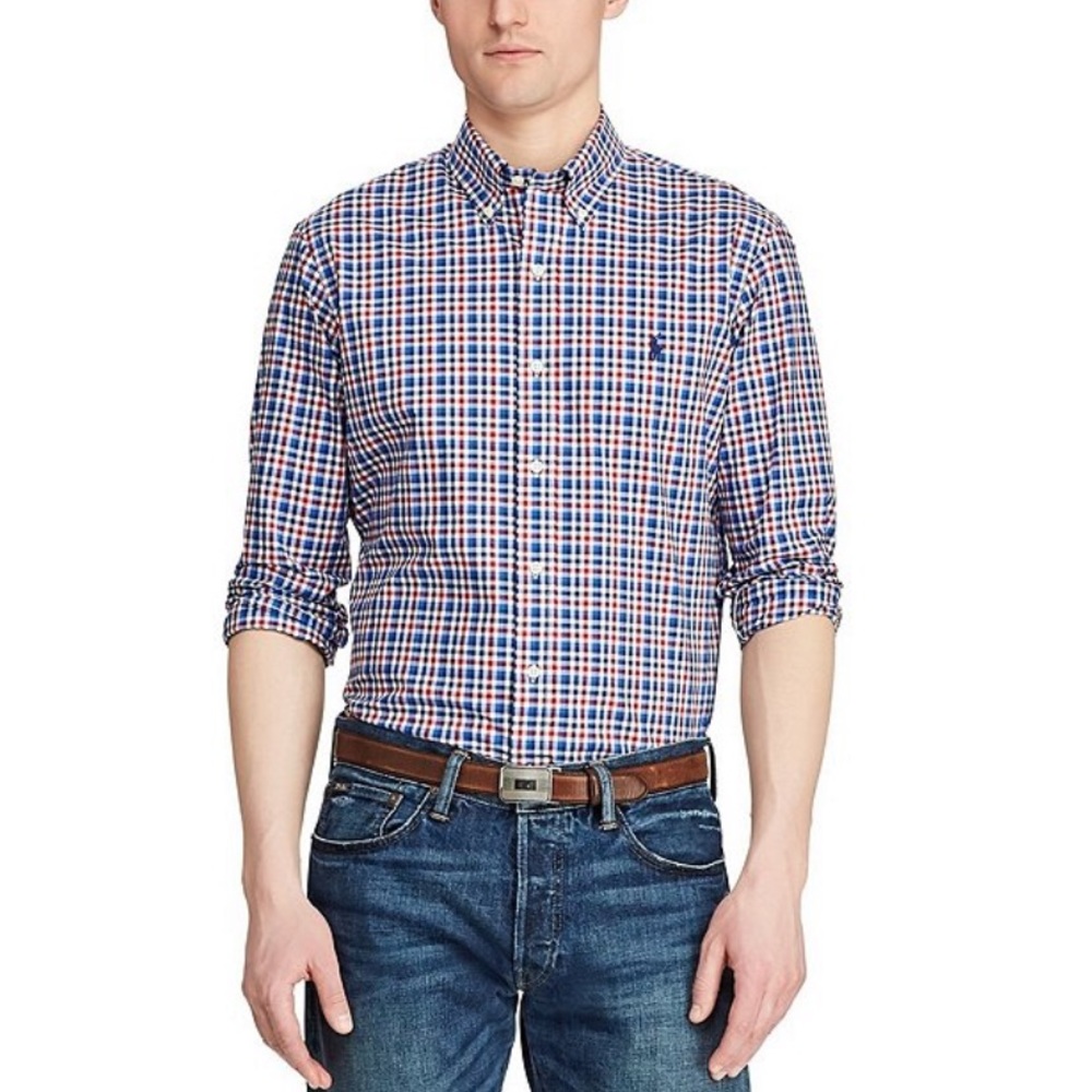 Polo Ralph Lauren Stretch  Long-Sleeve Woven Shirt